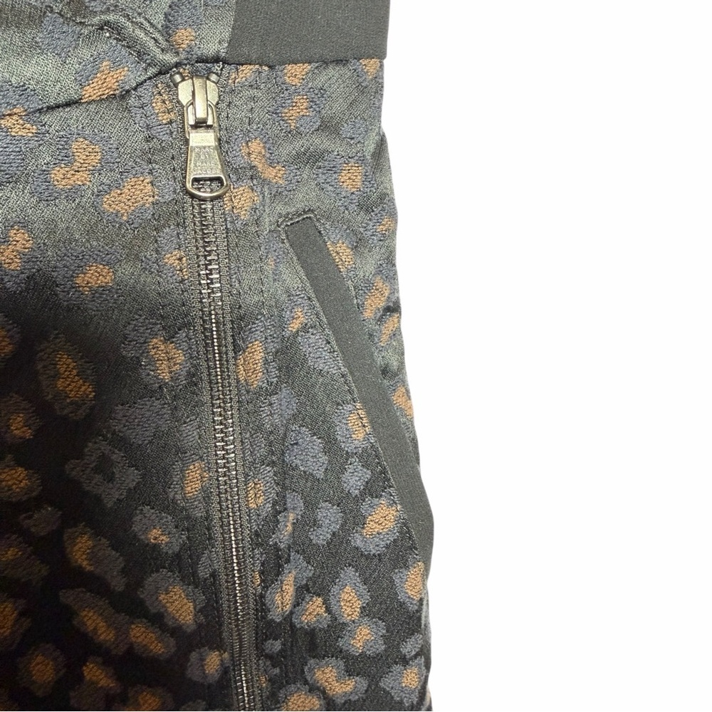 Marc by Marc Jacobs Animal Print Wrap Dress Sz 8 Sleeveless Midi Cocktail Work - Picture 6 of 12